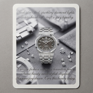 Audemars Piguet Royal Oak 37mm Diamond-Bezel Stainless Steel Silver Dial