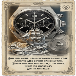 Vacheron Constantin Overseas Chronograph 42mm Stainless Steel Black Dial Ref. 49150/000A-9736